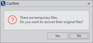 AutoRecover Messagebox
